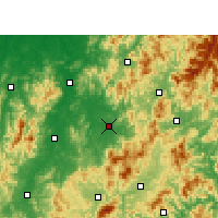 Nearby Forecast Locations - Lichuan - Map