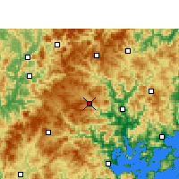 Nearby Forecast Locations - Zhouning - Map