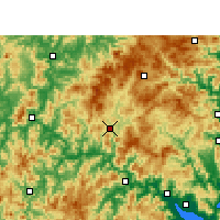 Nearby Forecast Locations - Gutian - Map