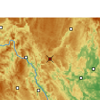 Nearby Forecast Locations - Nandan - Map