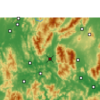 Nearby Forecast Locations - Gongcheng - Map