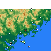 Nearby Forecast Locations - Zhao'an - Map