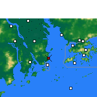 Nearby Forecast Locations - Zhuhai - Map