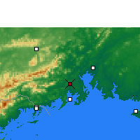 Nearby Forecast Locations - Fangcheng - Map