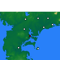 Nearby Forecast Locations - Zhanjiang - Map