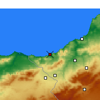 Nearby Forecast Locations - Ghazaouet - Map