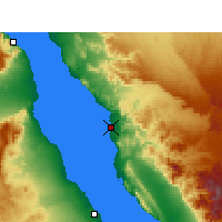 Nearby Forecast Locations - Abou Redis - Map