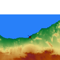 Nearby Forecast Locations - Berbera - Map