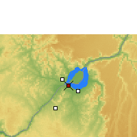 Nearby Forecast Locations - Kinshasa N'Dolo - Map