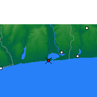 Nearby Forecast Locations - Cotonou - Map