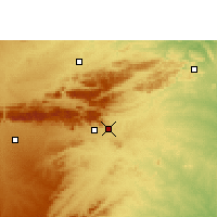 Nearby Forecast Locations - Thohoyand. - Map