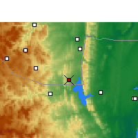 Nearby Forecast Locations - Lavumisa - Map