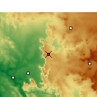 Nearby Forecast Locations - Nieuwoudtville - Map