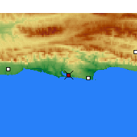 Nearby Forecast Locations - Knysna - Map