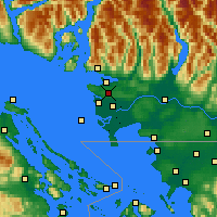 Nearby Forecast Locations - Delta - Map