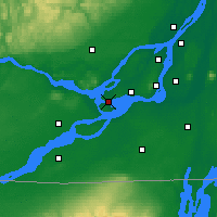 Nearby Forecast Locations - Baie-D'Urfé - Map
