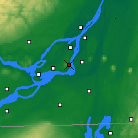 Nearby Forecast Locations - McTavish - Map