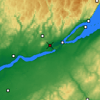 Nearby Forecast Locations - Quebec - Map