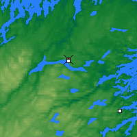 Nearby Forecast Locations - Gander - Map