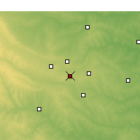 Nearby Forecast Locations - Oklahoma City - Map