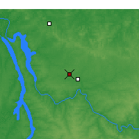 Nearby Forecast Locations - Fort Campbell - Map