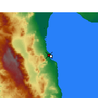 Nearby Forecast Locations - San Felipe - Map
