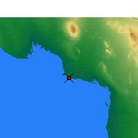Nearby Forecast Locations - Puerto Peñasco - Map