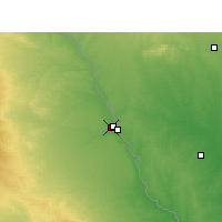 Nearby Forecast Locations - Piedras Negras - Map