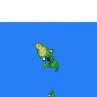 Nearby Forecast Locations - Martinique - Map