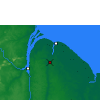 Nearby Forecast Locations - Georgetown AP - Map