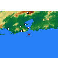 Nearby Forecast Locations - Ilha Rasa - Map
