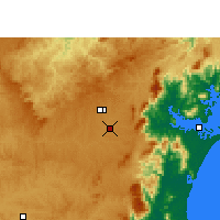 Nearby Forecast Locations - Curitiba - Map