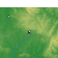 Nearby Forecast Locations - Bagé - Map