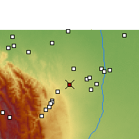 Nearby Forecast Locations - Santa Cruz de la Sierra - Map