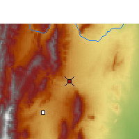 Nearby Forecast Locations - Rosario de la Frontera - Map