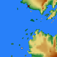 Nearby Forecast Locations - Palmer Station - Map