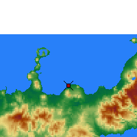 Nearby Forecast Locations - Kimbe - Map