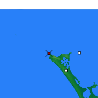 Nearby Forecast Locations - Cape Reinga - Map