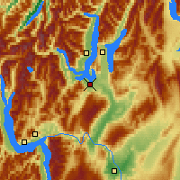 Nearby Forecast Locations - Wānaka - Map