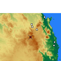 Nearby Forecast Locations - Herberton - Map