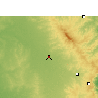 Nearby Forecast Locations - Dalby - Map