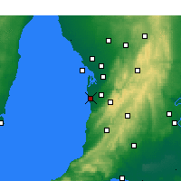 Nearby Forecast Locations - Adelaide - Map