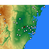 Nearby Forecast Locations - Prospect Reservoir - Map