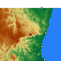 Nearby Forecast Locations - Dorrigo - Map
