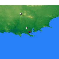 Nearby Forecast Locations - Albany - Map