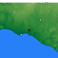 Nearby Forecast Locations - Warrnambool - Map