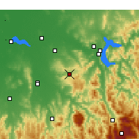 Nearby Forecast Locations - Beechworth - Map