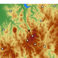 Nearby Forecast Locations - Mount Beauty - Map