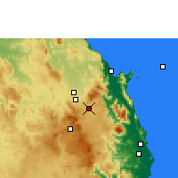 Nearby Forecast Locations - Kairi - Map