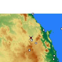 Nearby Forecast Locations - Mareeba Airfield - Map